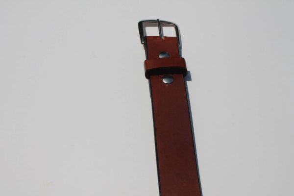 Mens Dress Belt Golden Brown 1 1/2"